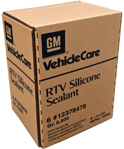 gm vehiclecare rtv sealant box